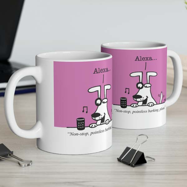 alexa barking mug