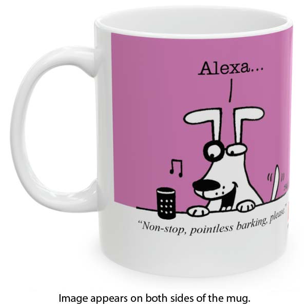 alexa barking mug