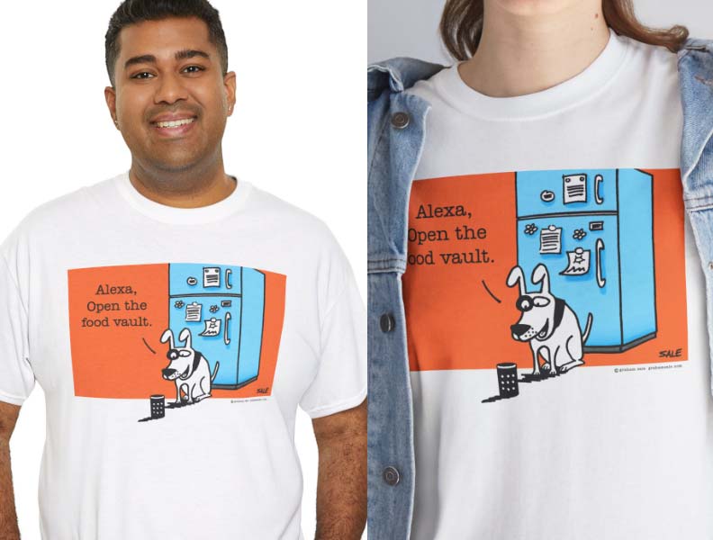 alexa food vault t-shirt