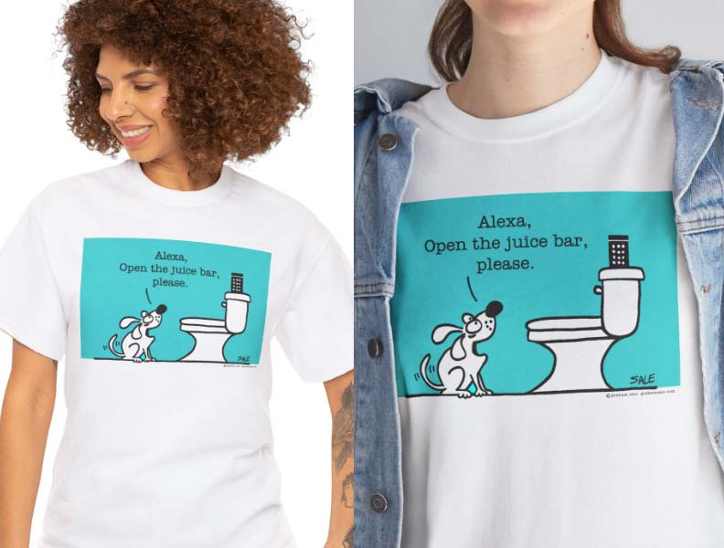 alexa juice bar t-shirt