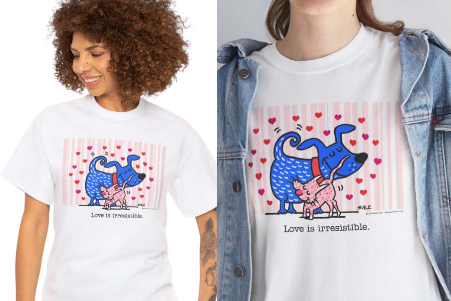 love is irresistible t-shirt