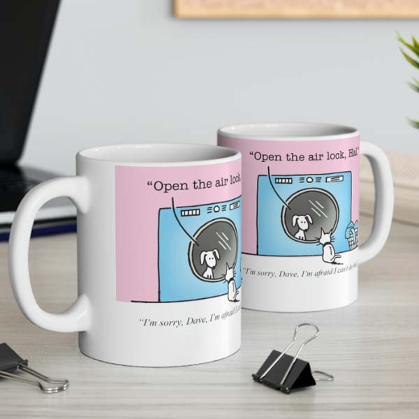 open the air lock dave mug