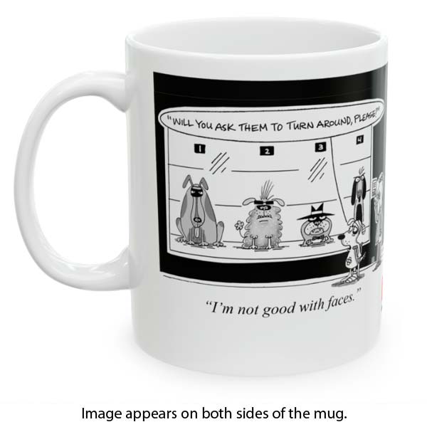 police line up mug