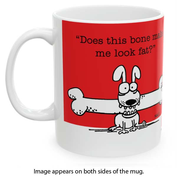 bone look fat bar mug