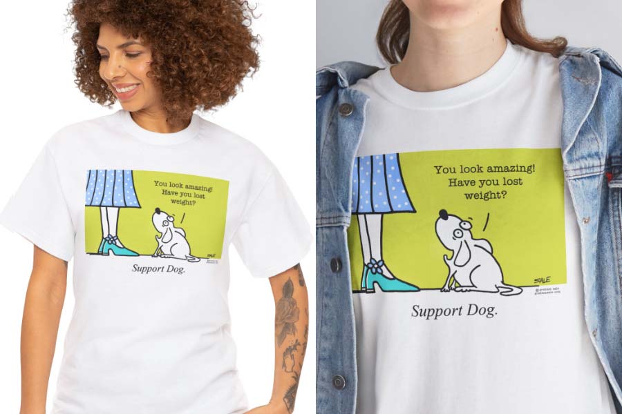 support dog t-shirt