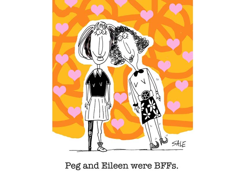 peg and Eileen were best friend forever