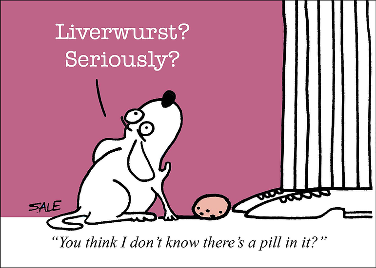 Dog Liverwurst Cartoon Graham Sale