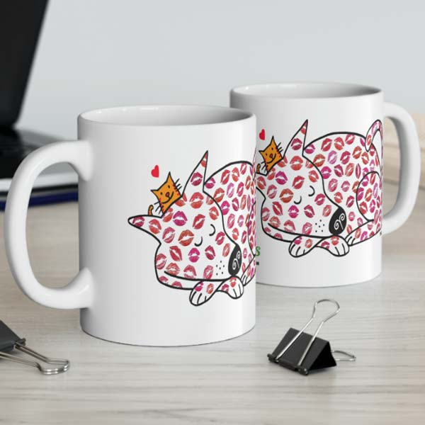 kisses mug