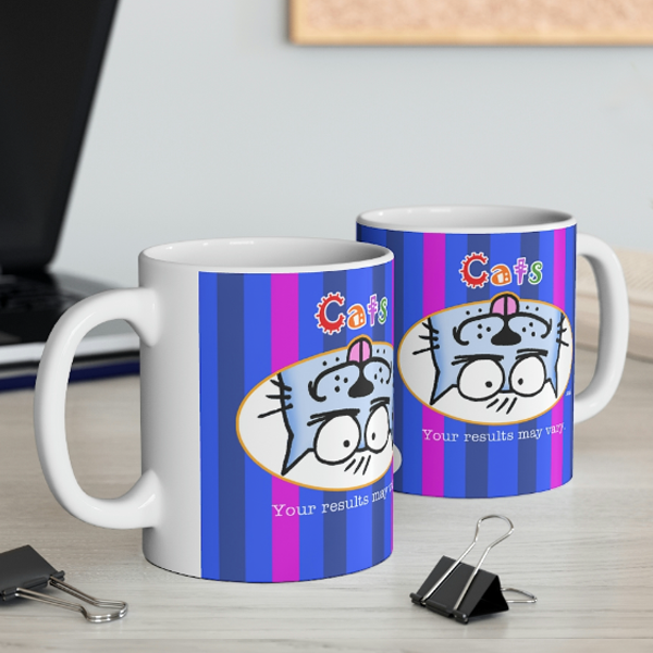 cats your results may vary wholesale cat mug