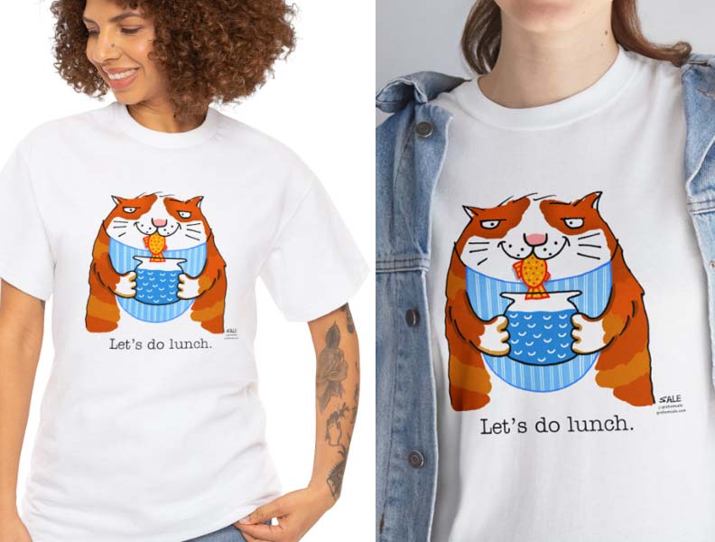 lets do lunch t-shirt