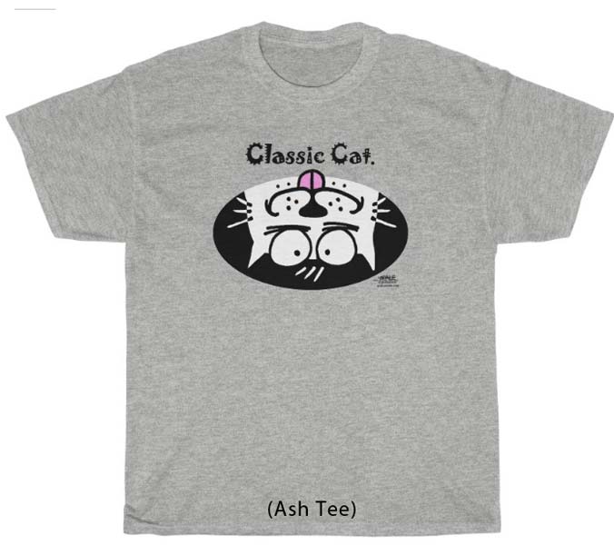 classic cat Ash tee-shirt