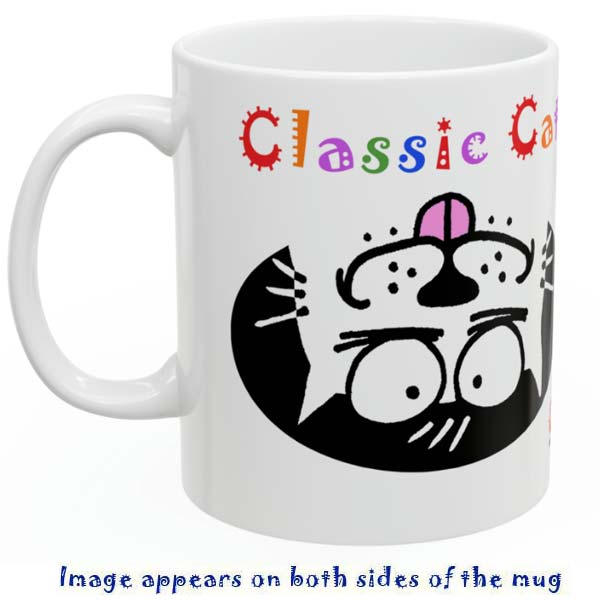 classic cat mug