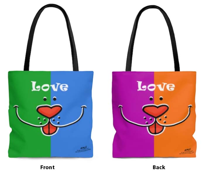 I love cats face wholesale tote bags