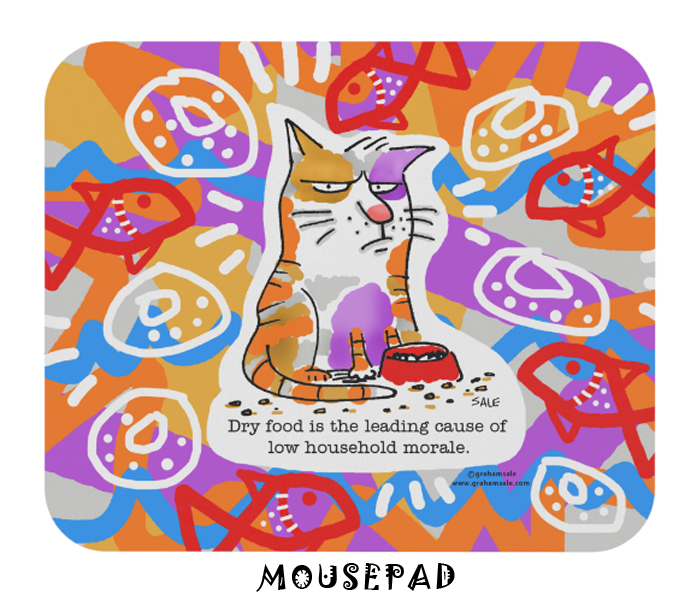 ive eaten all my felings now what wholesale cat mousepad