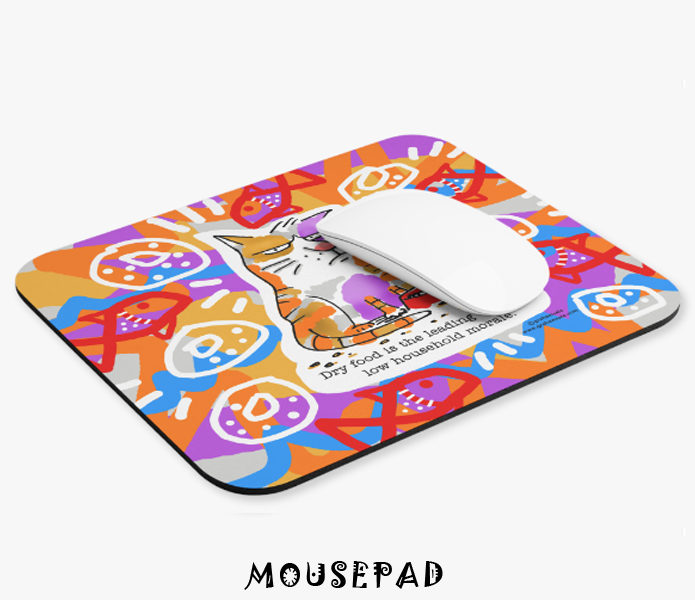 ive eaten all my felings now what wholesale cat mousepad