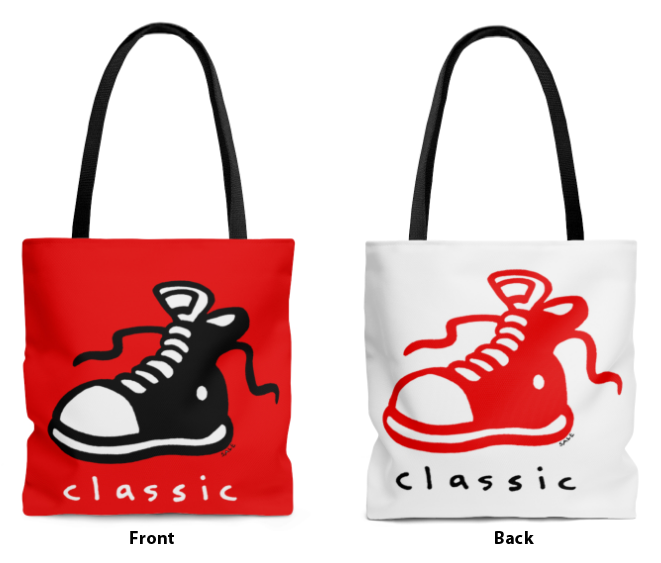 CLASSIC CONVERSE CHUCK TAYLOR HIGH TIP SNEAKER WHOLESALE TOTE BAGS