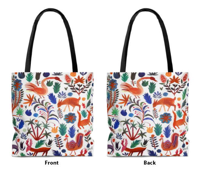 forest life nature and animals wholesale tote bags