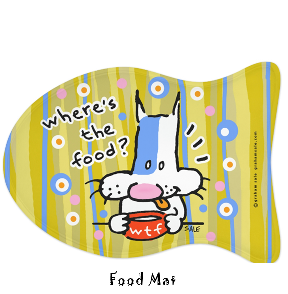 WTF Wheres the food cat wholesale food mat