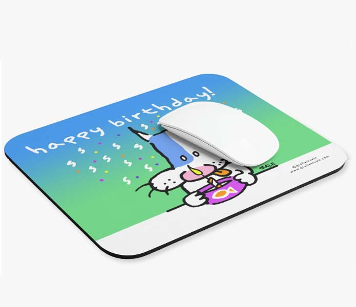 happy birthday cat wholesale mousepad