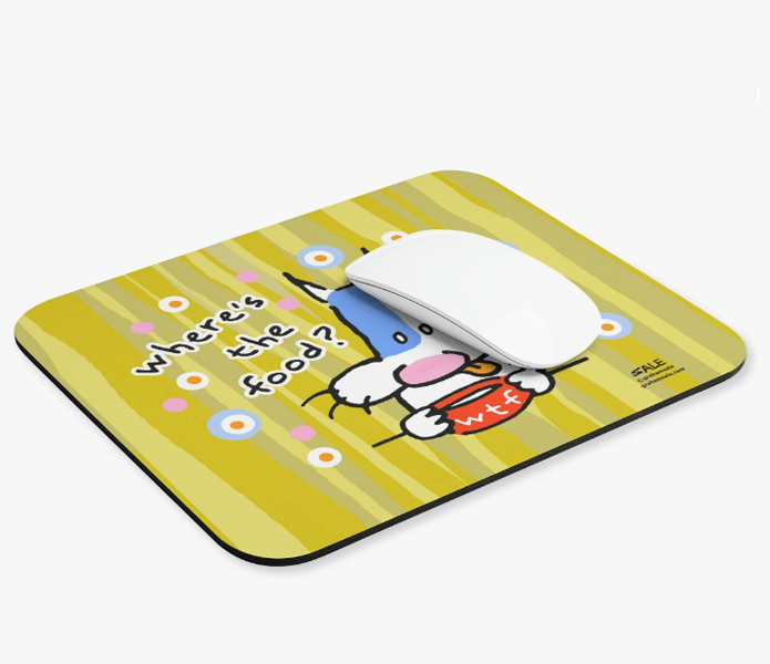 WTF Wheres the food cat wholesale mousepad