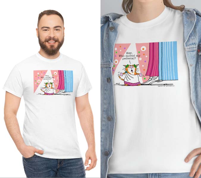 who moved my pedestal cat wholesale t-shirt