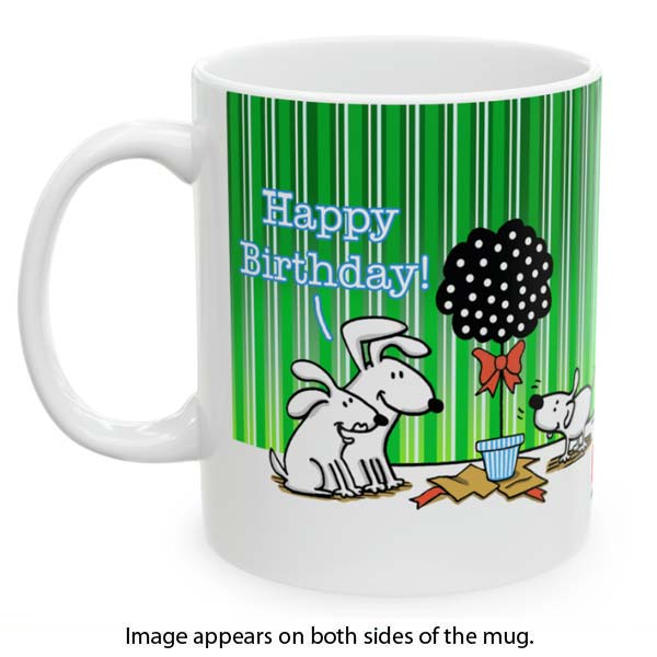 birthday tree gift mug