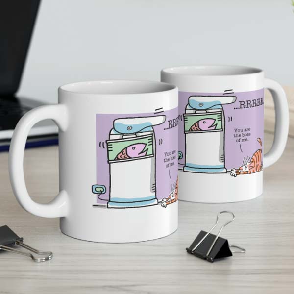 you are the boss of me can opener mug