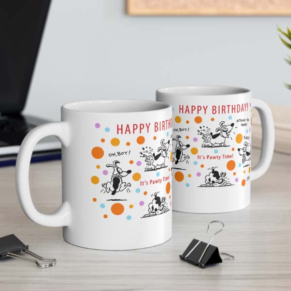 birthday party dogs wholesale mug