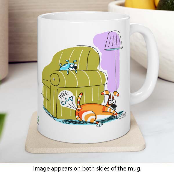 dog sleep farts wholesale mug