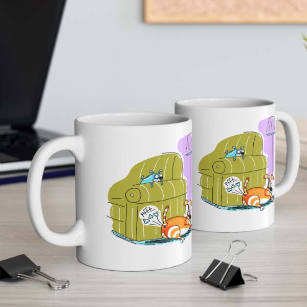 dog sleep farts wholesale mug