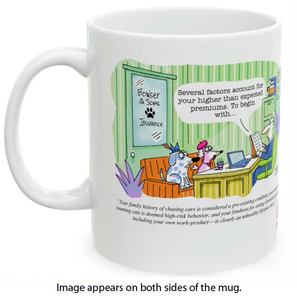 insurance policy mug