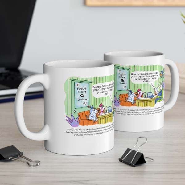 dog insurance policy wholesale mug