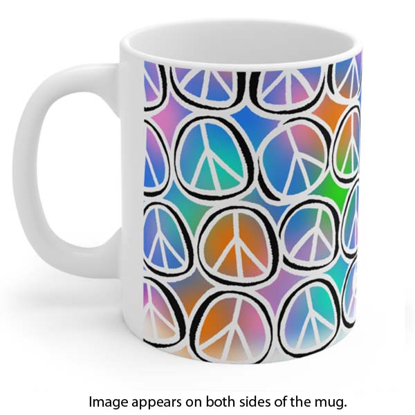 peace signs wholesale mug