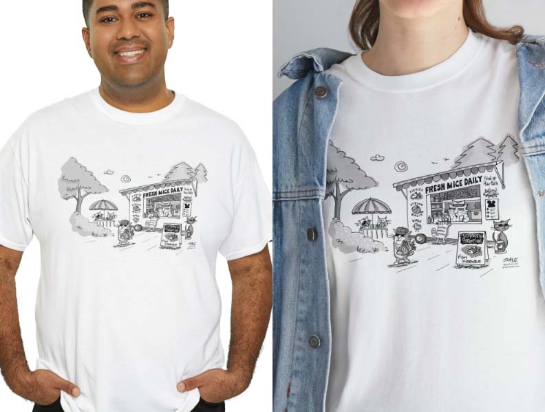 cat food truck t-shirt wholesale