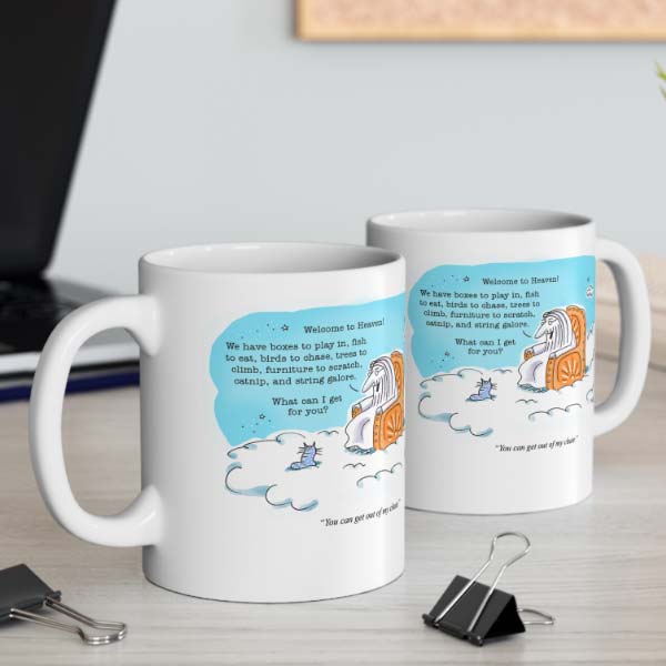 get out of my chair cat tells god mug wholesale