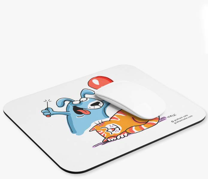 balloon pop mousepad