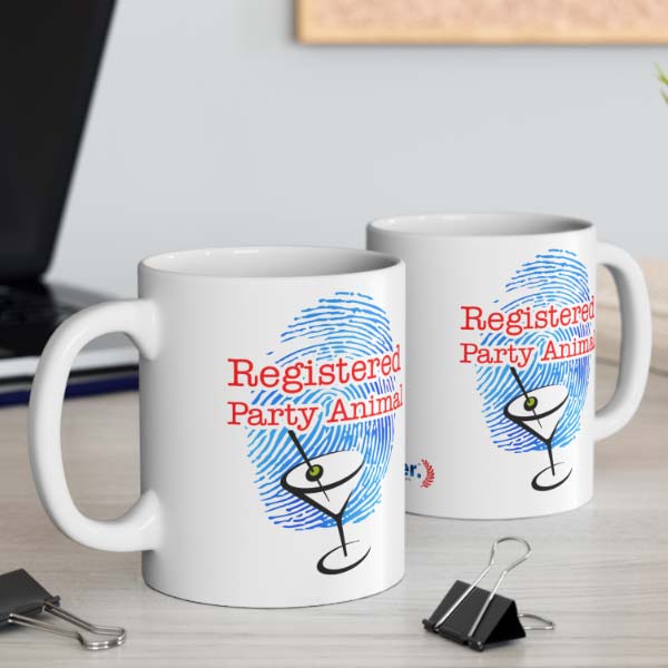 registered party animal mug wholesale