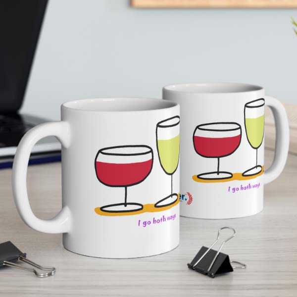 I go both ways wine mug wholesale