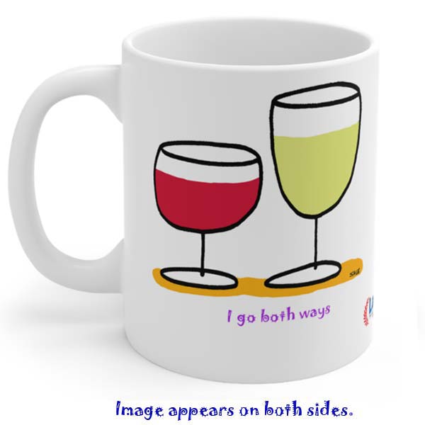 I go both ways wine mug wholesale