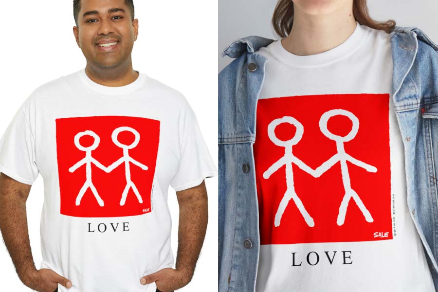 love figures wholesale t-shirt