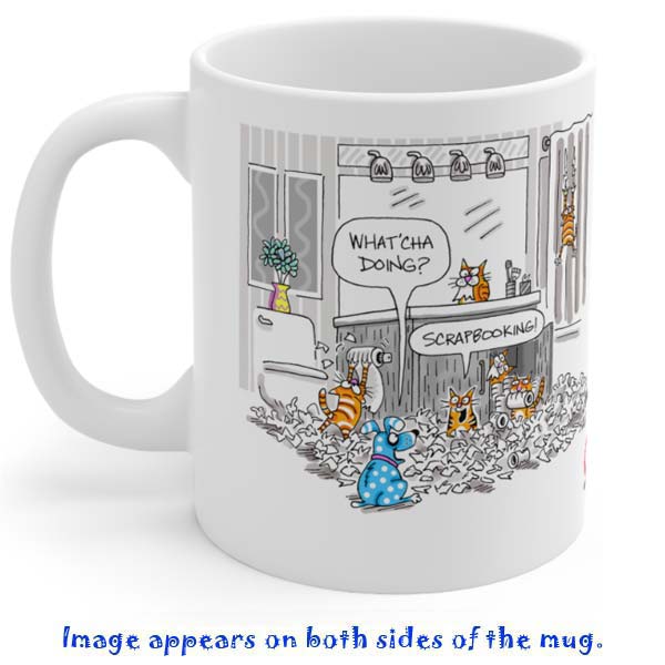 whatca doing scrapbooking mug