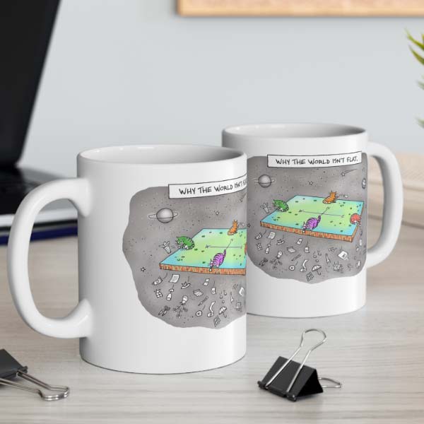 why the earth isnt flat mug