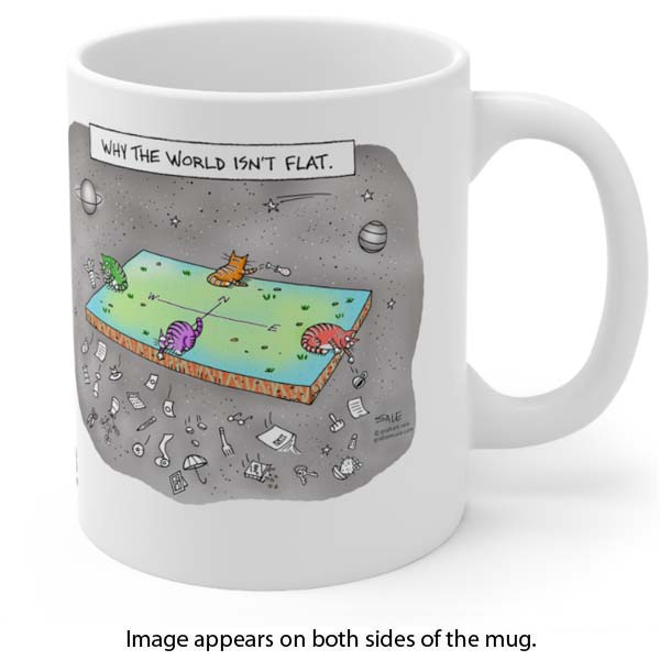 why the earth isnt flat mug