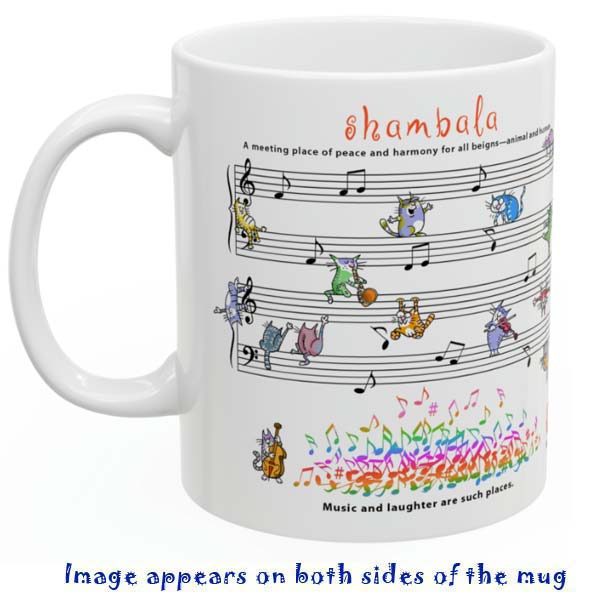 shambala music and laughter mug