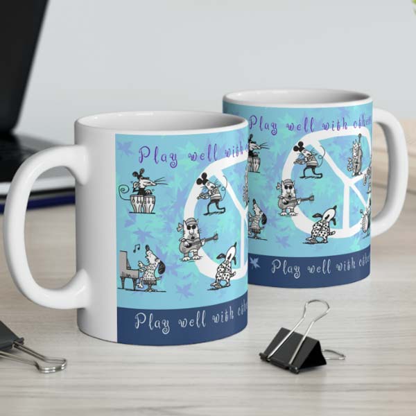 play well with others mug