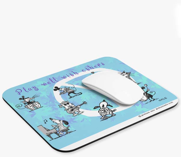 play well with others mousepad