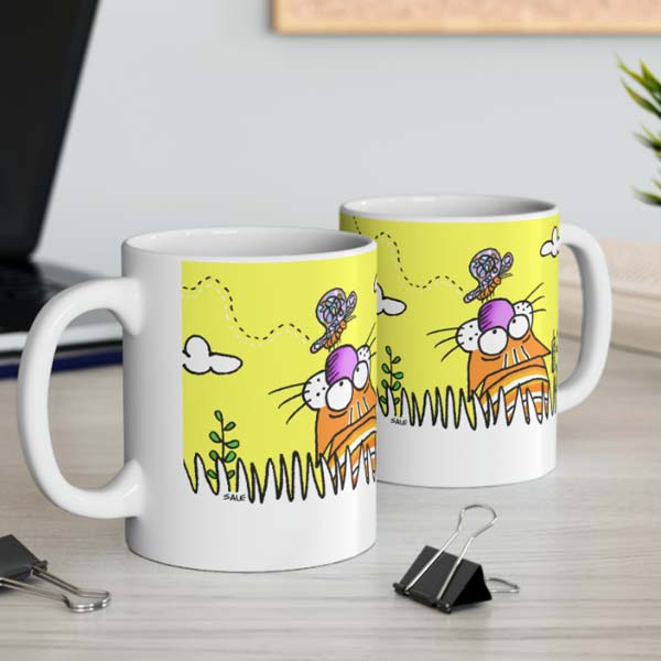 butterfly mug