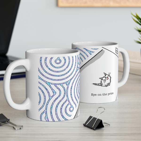 eye on the prize mug