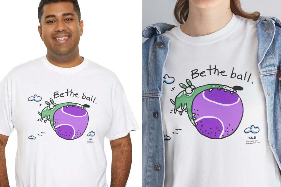 be the ball t-shirt