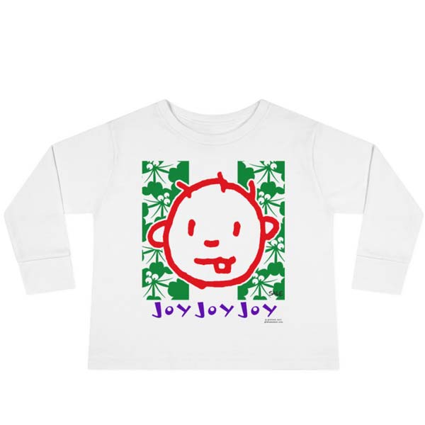 joy joy holidays long sleeve t-shirt